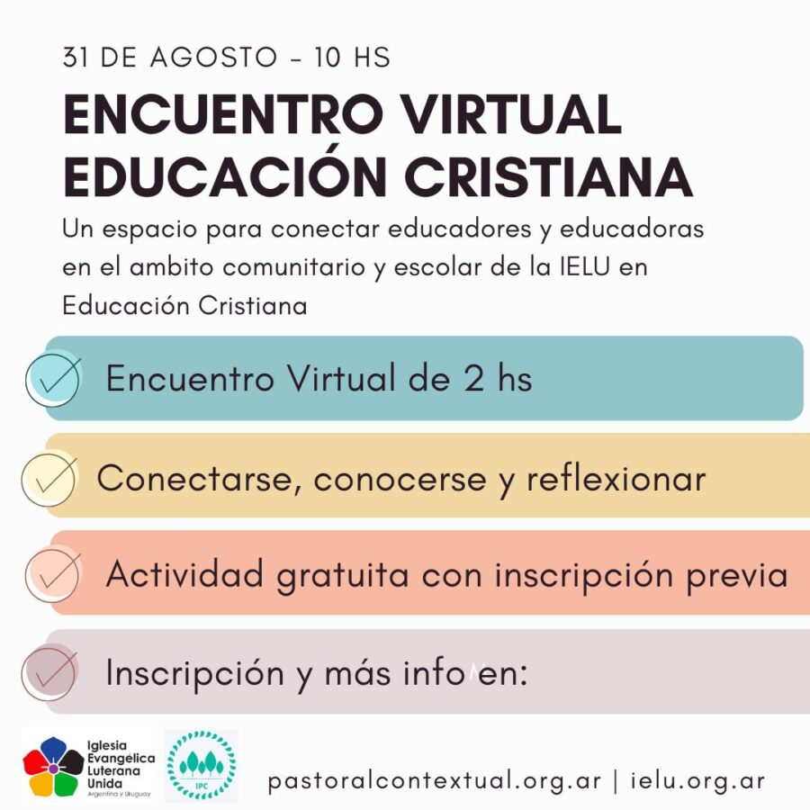 Encuentro Virtual de Educación Cristiana